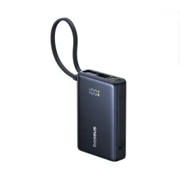 پاوربانک باسئوس 10000 میلی آمپر 45 وات مدل Baseus PicoGo Digital Display Power Bank مشکی