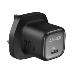 شارژر دیواری 20 وات انکر مدل Anker A2699 با یک خروجی USB-C مشکی‌
