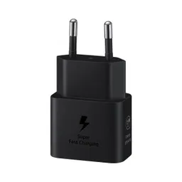 شارژر دیواری 25 وات اورجینال سامسونگ مدل SAMSUNG EP-T2510 LOW STANDBY دو پین  مشکی
