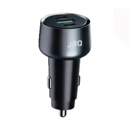 شارژر فندکی 84 وات جی بی کیو مدل JBQ CC-430 با خروجی USB و USB-C  مشکی