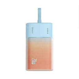 پاوربانک 5200 میلی آمپر باسئوس 20 وات مدل Baseus Popsicle Fast Charging Power Bank IP Edition 5200mAh 20W بتفش